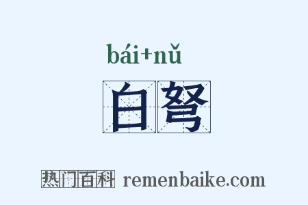 白弩是什么意思的图片